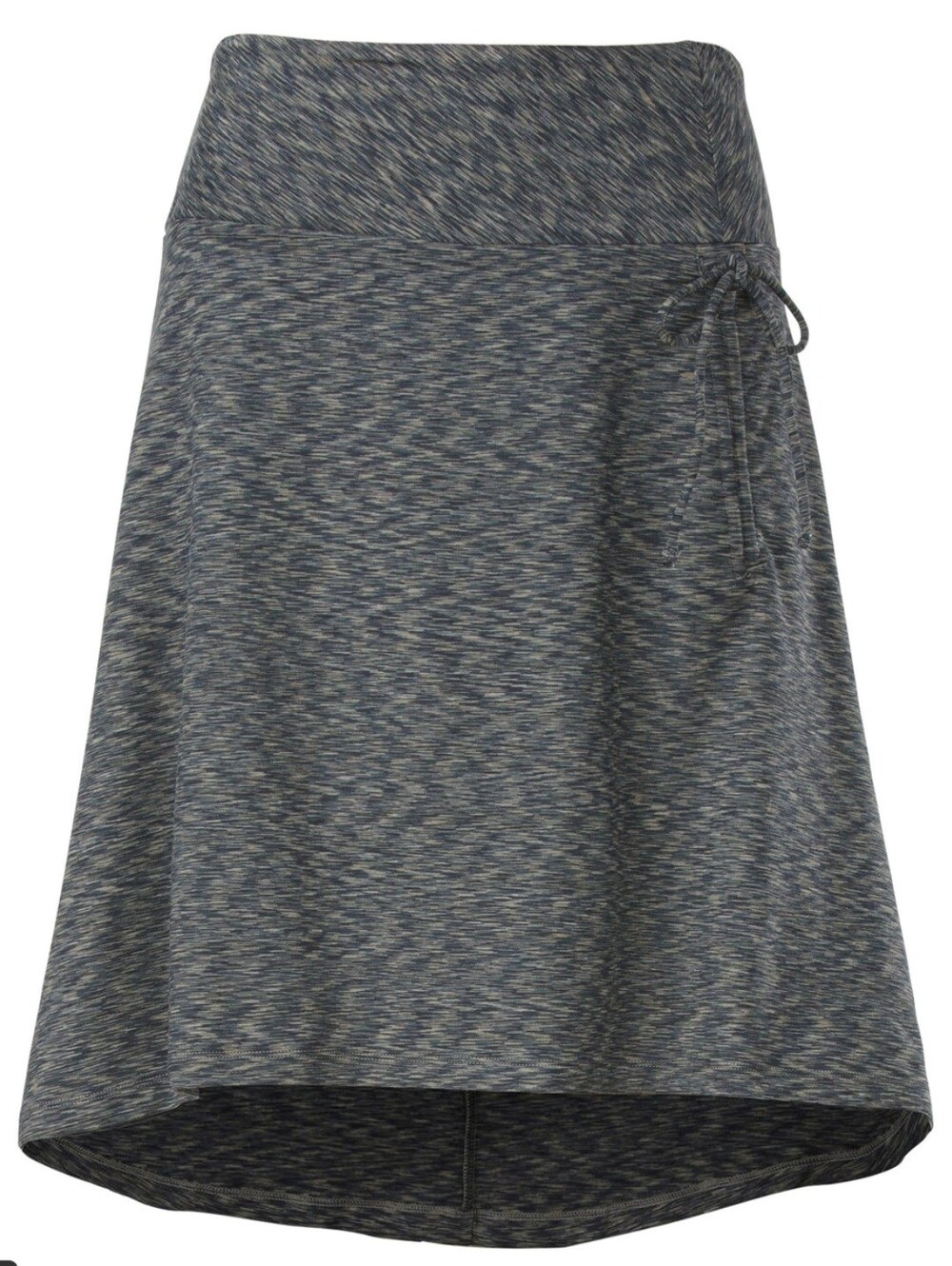 The North Face Cypress Skirt Gray Space Dye Ruched High-Low Hem